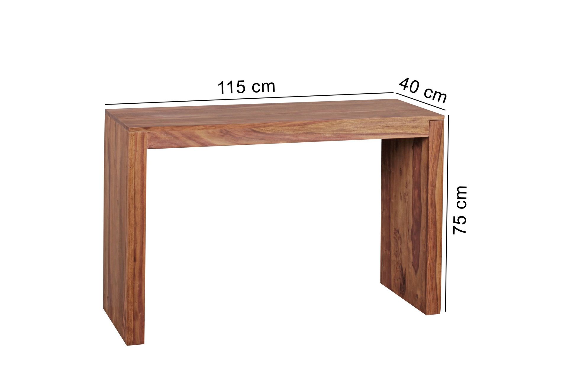 Eryca Avlastningsbord 115 cm - Brun - Møbler - Bord - Avlastningsbord