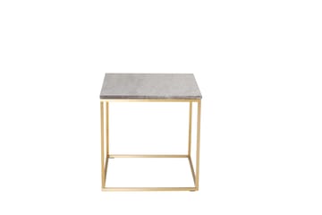 Estelle sidebord 50 cm - Grå - Møbler - Bord - Avlastningsbord - Lampebord & sidebord