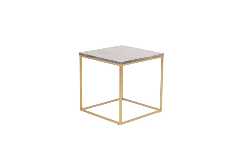 Estelle Sidebord 50 cm - Sort/Guld - Møbler - Bord - Avlastningsbord - Lampebord & sidebord