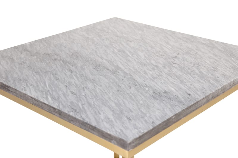 Estelle Sidebord 50 cm - Sort/Guld - Møbler - Bord - Avlastningsbord - Lampebord & sidebord