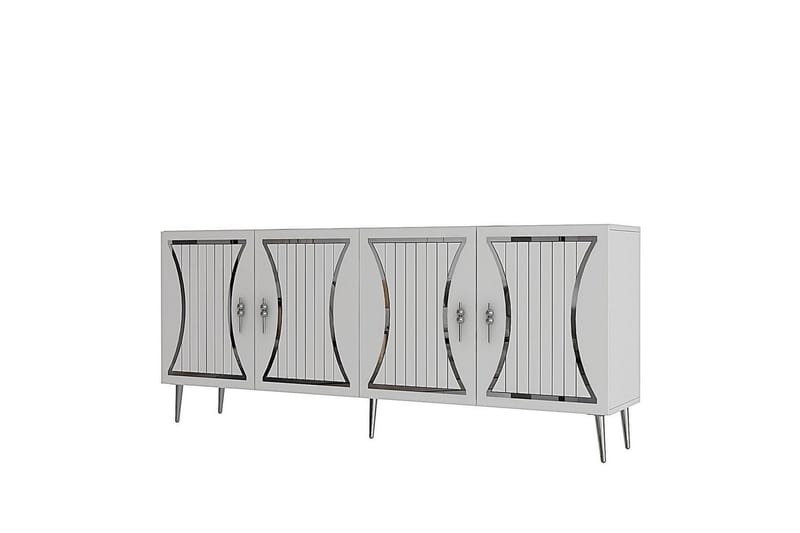 Falra Konsollbord 150 cm - Hvit/Sølv - Møbler - Bord - Avlastningsbord - Gangbord