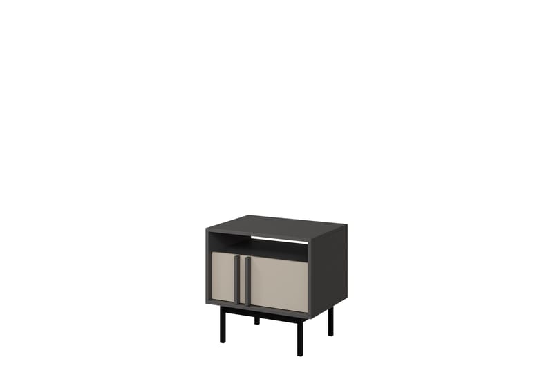 Farshian Nattbord 53 cm - Grå/Beige - Møbler - Bord - Avlastningsbord - Sengebord & nattbord