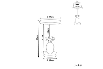 Favor Sidebord 29 cm - Gull - Møbler - Bord - Avlastningsbord - Lampebord & sidebord