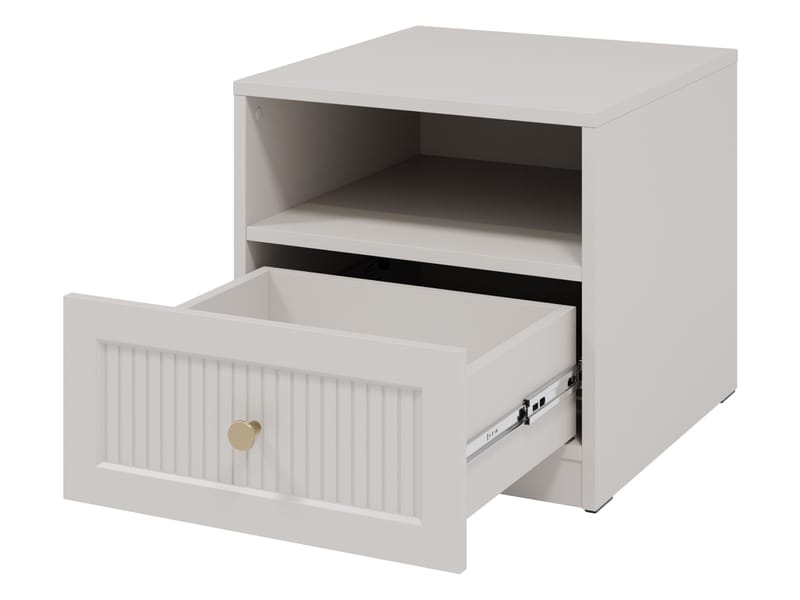 Fayric Nattbord 46 cm - Beige - Møbler - Bord - Avlastningsbord - Sengebord & nattbord