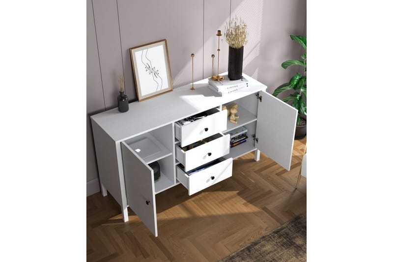 Fenric Konsollbord 150 cm - Natur/Hvit - Møbler - Bord - Avlastningsbord - Gangbord