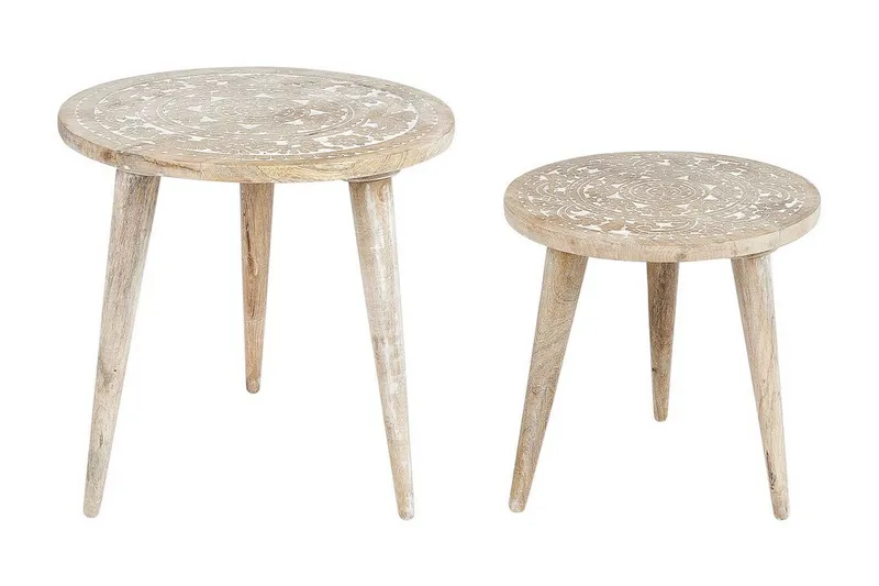 Filbert Settbord 45 cm, Lyst tre/Hvit