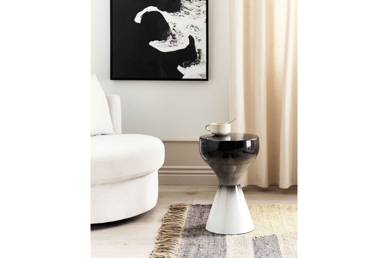 Filia Sidebord 30 cm - Svart/Hvit - Møbler - Bord - Avlastningsbord - Lampebord & sidebord