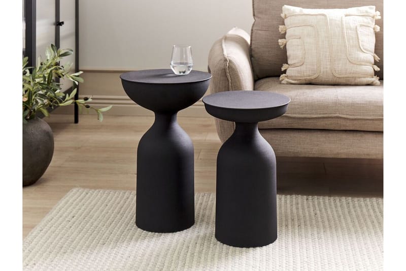 Filippo Sidebord 33 cm - Svart - Møbler - Bord - Avlastningsbord - Lampebord & sidebord