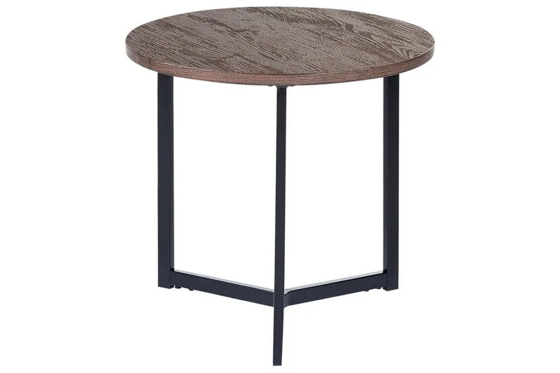 Filmore Sidebord 39 cm, Mørkt tre/Svart