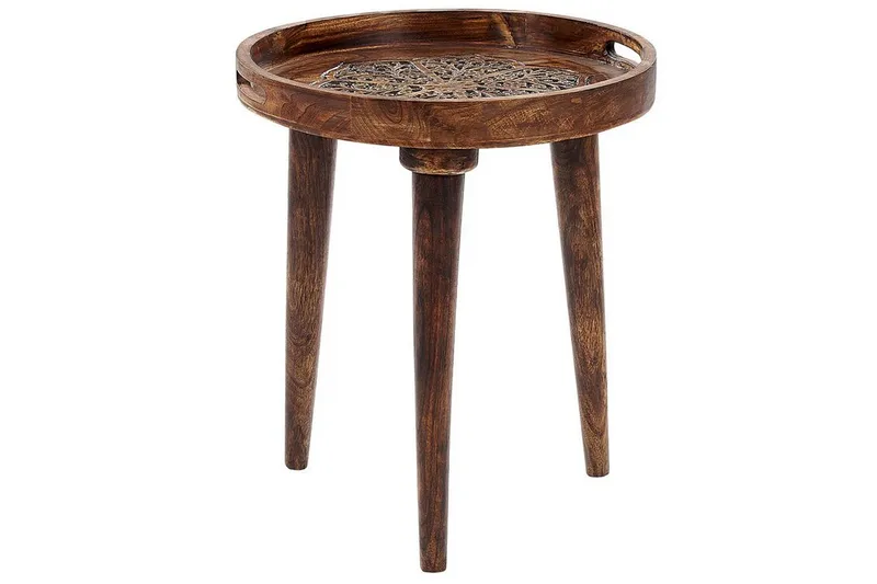 Finbar Settbord 40 cm - Mørkt tre - Møbler - Bord - Avlastningsbord - Settbord