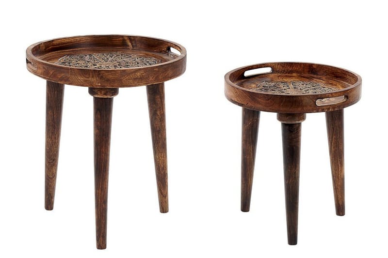 Finbar Settbord 40 cm, Mørkt tre