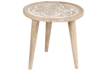 Fiorenzo Settbord 45 cm - Lyst tre/Hvit - Møbler - Bord - Avlastningsbord - Settbord