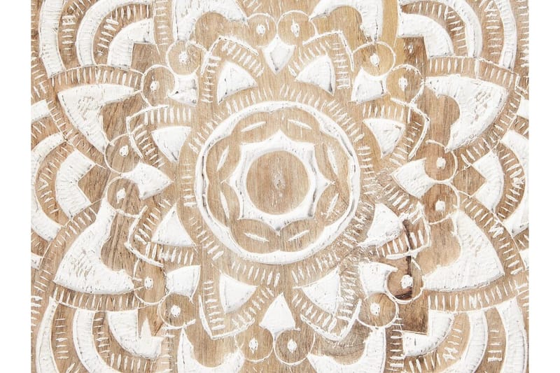 Fiorenzo Settbord 45 cm - Lyst tre/Hvit - Møbler - Bord - Avlastningsbord - Settbord