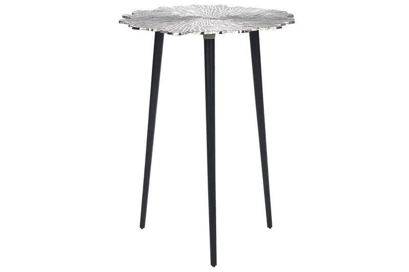 Firdaus Sidebord 36 cm, Sølv/Svart