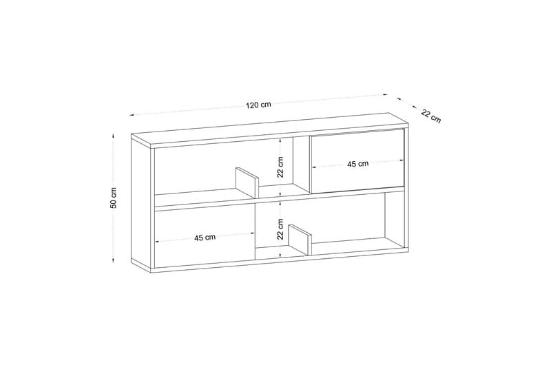 Florai Konsollbord 120 cm - Eik - Møbler - Bord - Avlastningsbord - Gangbord