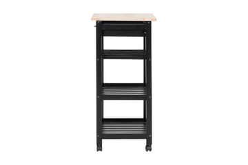 Foggia Serveringsbord 50 cm - Svart - Oppbevaring - Kjøkkenøyer