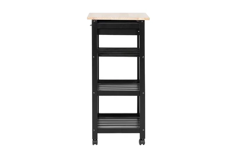 Foggia Serveringsbord 50 cm - Svart - Oppbevaring - Kjøkkenøyer