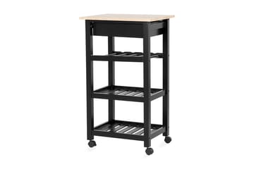 Foggia Serveringsbord 50 cm - Svart - Oppbevaring - Kjøkkenøyer