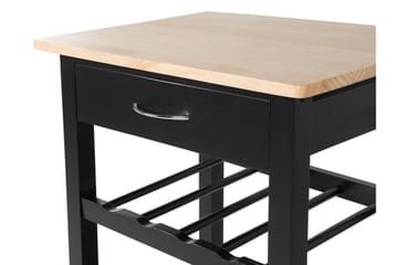 Foggia Serveringsbord 50 cm - Svart - Oppbevaring - Kjøkkenøyer