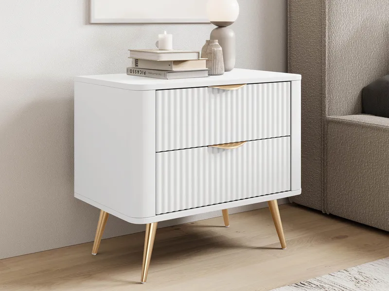 Forba Nattbord 64 cm - hvit - Møbler - Bord - Avlastningsbord - Sengebord & nattbord