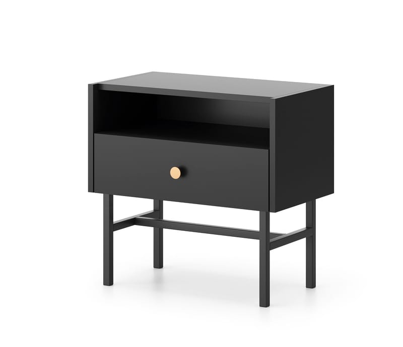 Francisca Nattbord 55 cm, Svart