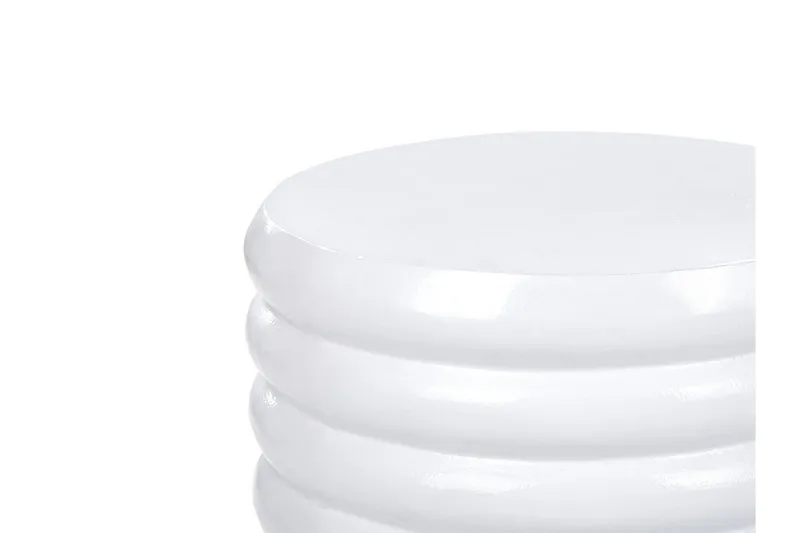 Fredrickson Sidebord 33 cm - Hvit/Svart - Møbler - Bord - Avlastningsbord - Lampebord & sidebord