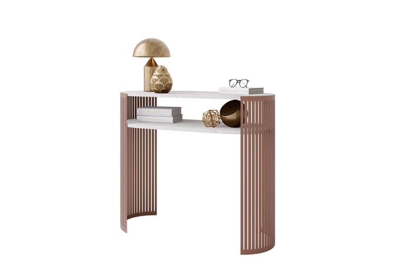 Friend Konsollbord 100 cm, Rosa/Hvit