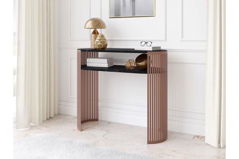 Friend Konsollbord 100 cm - Rosa/Svart - Møbler - Bord - Avlastningsbord - Gangbord