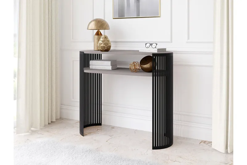 Friend Konsollbord 100 cm - Svart/Beige - Møbler - Bord - Avlastningsbord - Gangbord