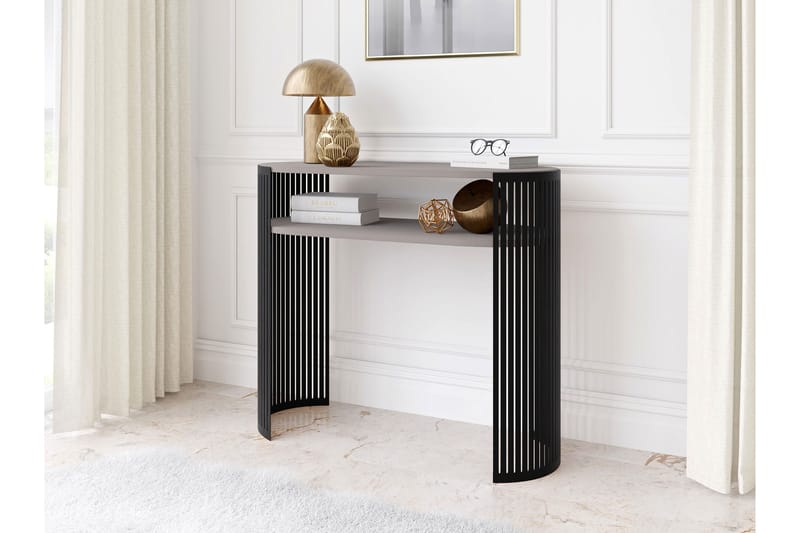 Friend Konsollbord 100 cm - Svart/Beige - Møbler - Bord - Avlastningsbord - Gangbord