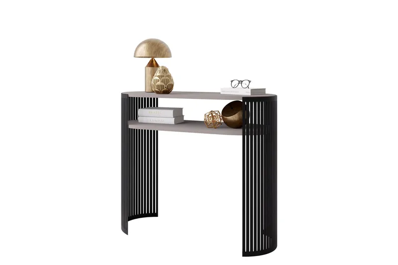 Friend Konsollbord 100 cm - Svart/Beige - Møbler - Bord - Avlastningsbord - Gangbord