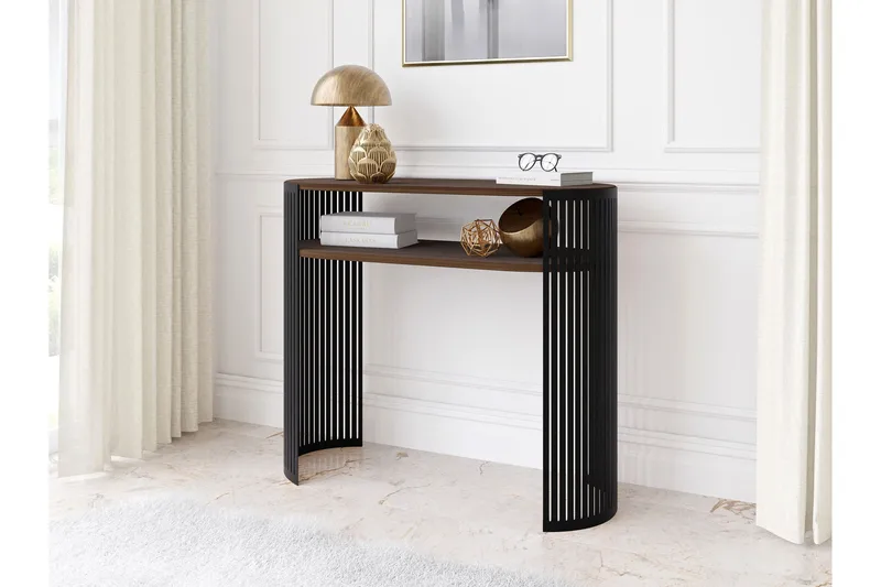 Friend Konsollbord 100 cm - Svart/Brun - Møbler - Bord - Avlastningsbord - Gangbord