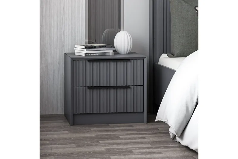 Fruitland Nattbord 45 cm - Antrasitt - Møbler - Bord - Avlastningsbord - Sengebord & nattbord