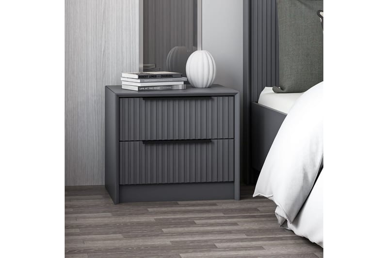 Fruitland Nattbord 45 cm - Antrasitt - Møbler - Bord - Avlastningsbord - Sengebord & nattbord