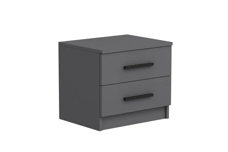 Fruitland Nattbord 50 cm - Antrasitt - Møbler - Bord - Avlastningsbord - Sengebord & nattbord