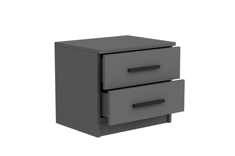 Fruitland Nattbord 50 cm - Antrasitt - Møbler - Bord - Avlastningsbord - Sengebord & nattbord