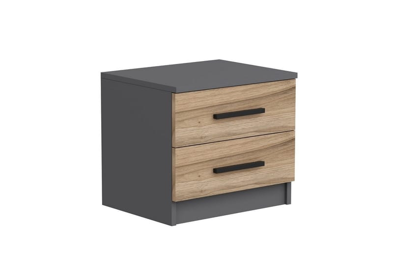 Fruitland Nattbord 50 cm, Valnøtt/Antrasitt
