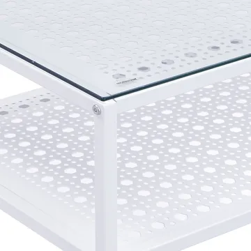 Galuna konsollbord 80 cm - Gjennomsiktig og hvit - Møbler - Bord - Avlastningsbord - Gangbord