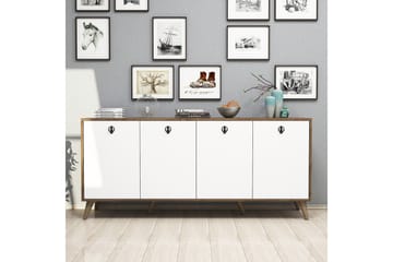 Athodna Konsollbord 180 cm - Mørkebrun/Hvit - Møbler - Bord - Avlastningsbord - Gangbord