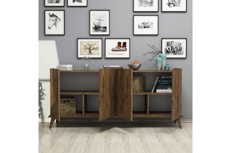 Challur Konsoll Sidebord 180 cm - Mørkebrun - Møbler - Bord - Avlastningsbord - Gangbord