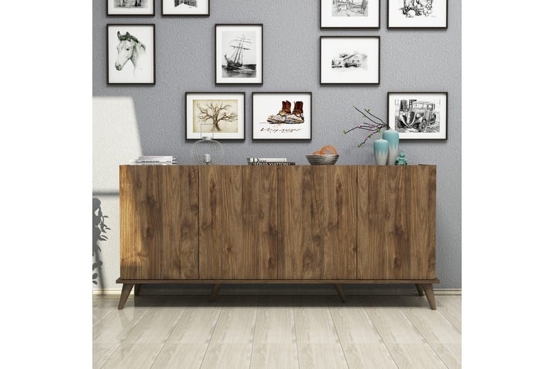 Challur Konsoll Sidebord 180 cm - Mørkebrun - Møbler - Bord - Avlastningsbord - Gangbord
