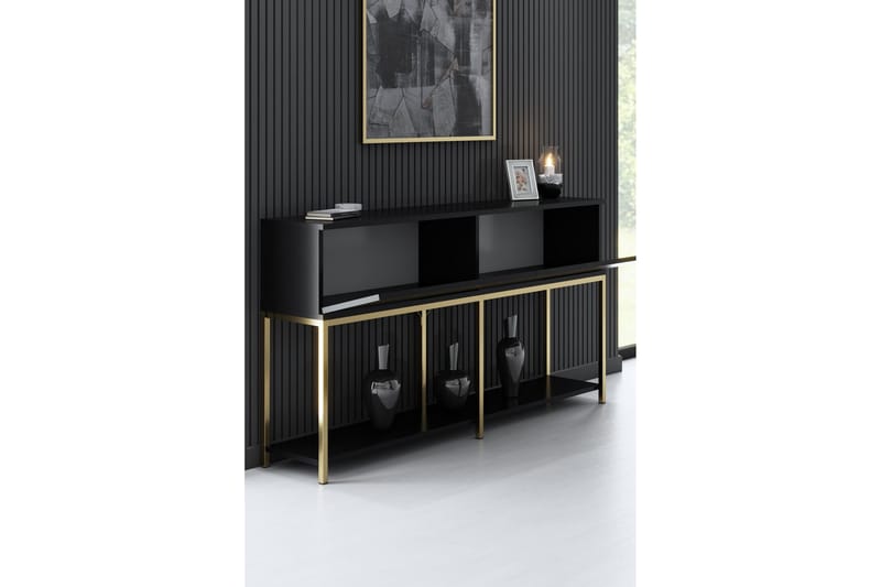 Dorlord Konsollbord 150 cm - Svart/Gull - Møbler - Bord - Avlastningsbord - Gangbord