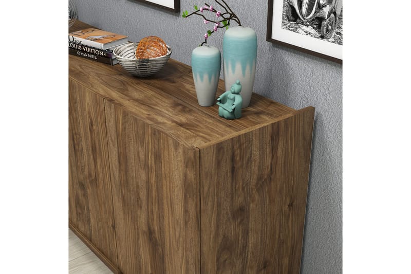 Konsollbord NO_BRAND Challur konsollbord 180 cm Mörkbrun - Møbler - Bord - Avlastningsbord - Gangbord
