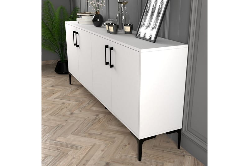 Levents Avlastningsbord 180 cm - Hvit - Møbler - Bord - Avlastningsbord - Gangbord