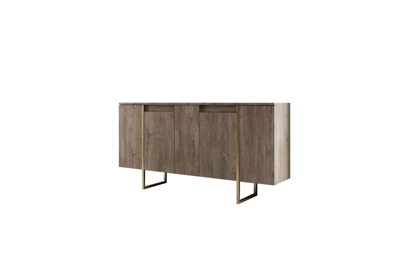 Luxe Konsollbord 160 cm - Brun/gull - Møbler - Bord - Avlastningsbord - Gangbord