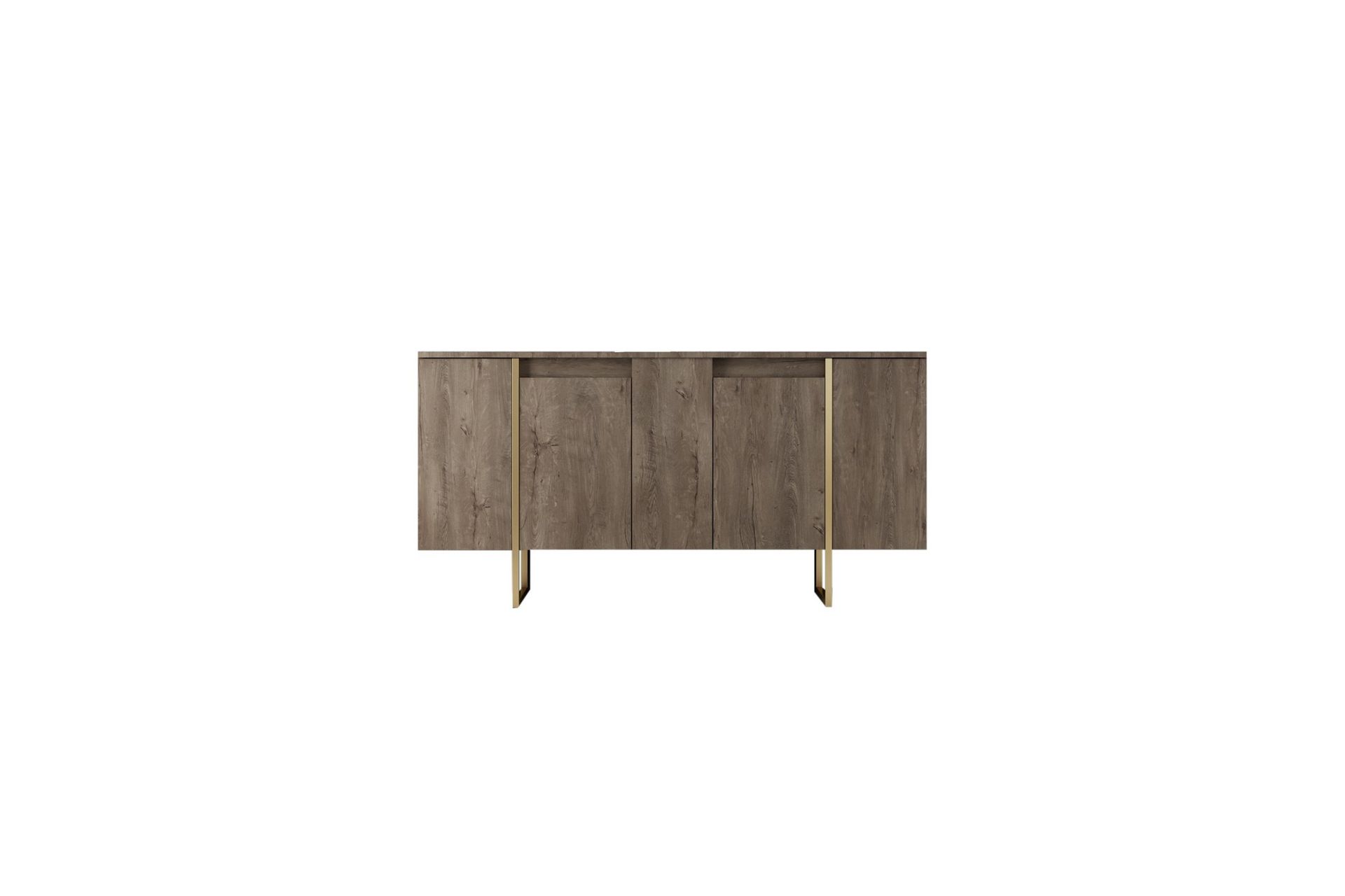 Luxe Konsollbord 160 cm - Brun/gull - Møbler - Bord - Avlastningsbord - Gangbord