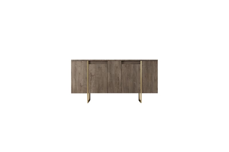 Luxe Konsollbord 160 cm - Brun/gull - Møbler - Bord - Avlastningsbord - Gangbord