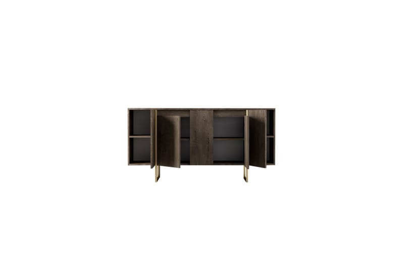 Luxe Konsollbord 160 cm - Brun/gull - Møbler - Bord - Avlastningsbord - Gangbord