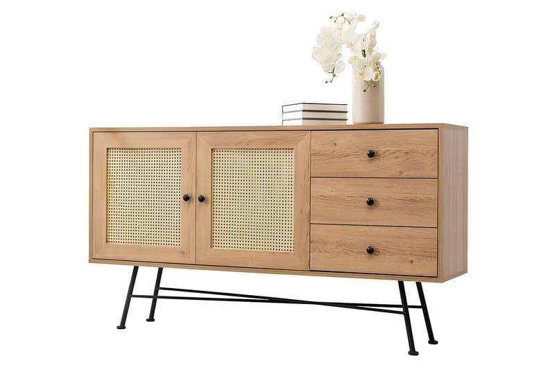 Makwana Konsollbord 160 cm - Naturell - Oppbevaring - Oppbevaringsmøbler - Sideboard & skjenker