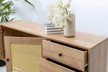 Makwana Konsollbord 160 cm - Naturell - Oppbevaring - Oppbevaringsmøbler - Sideboard & skjenker